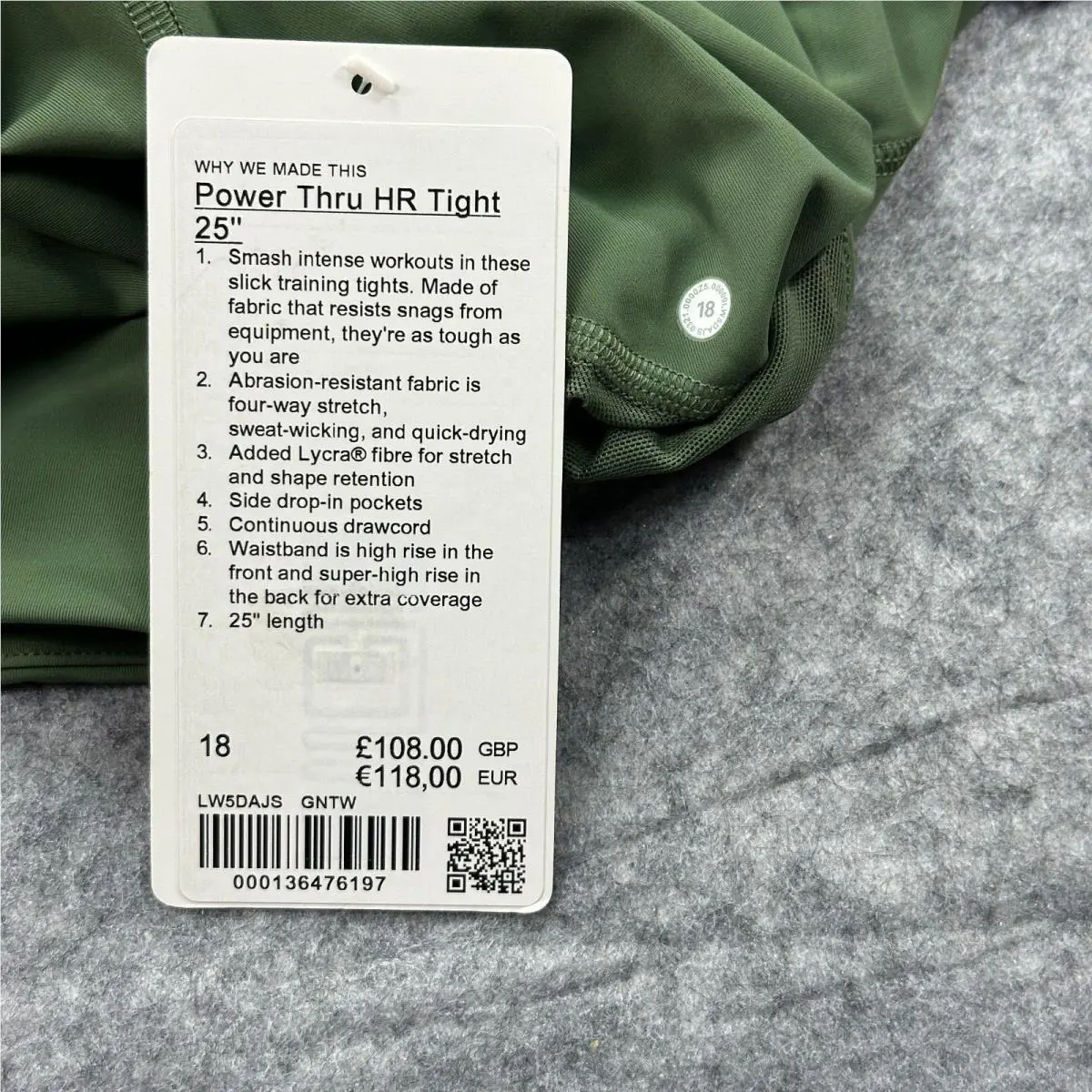 Lululemon clothing - Green 9
