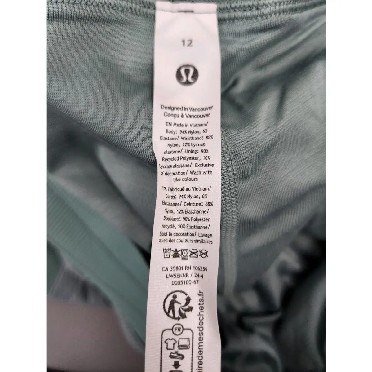 Lululemon clothing - Crater Blue 6