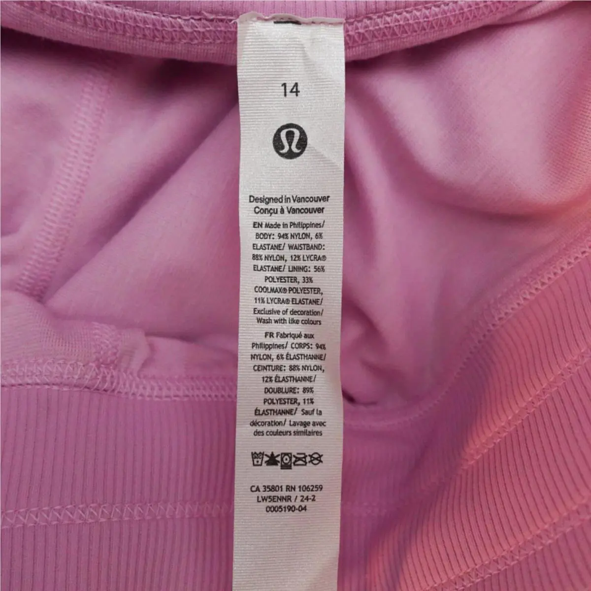 Lululemon clothing - Pink 4