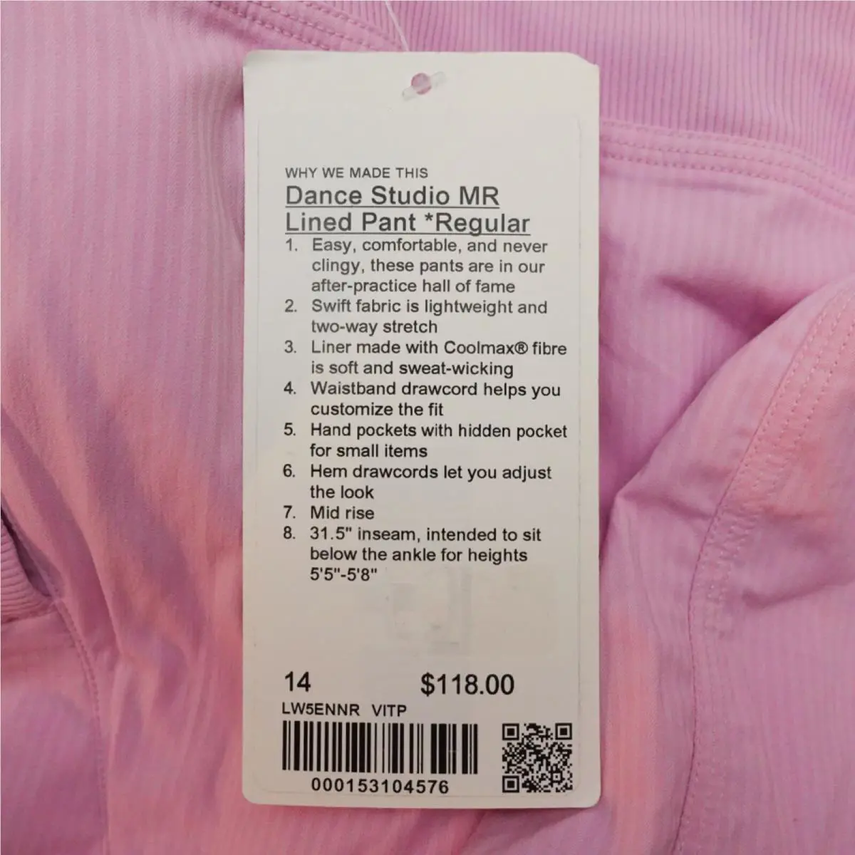 Lululemon clothing - Pink 6