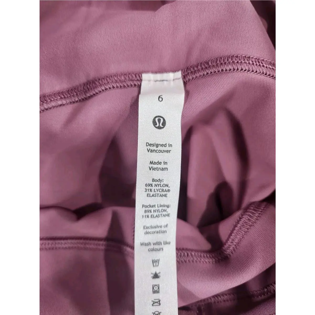 Lululemon clothing - Velvet Dust 12