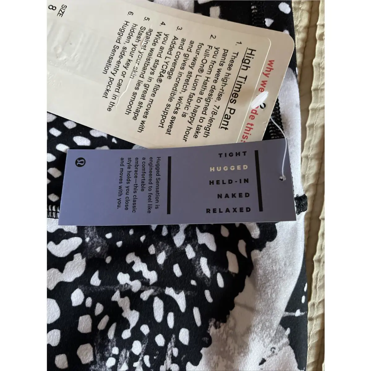 Lululemon clothing - W5L94S - W5L94S - Black White Gray 2