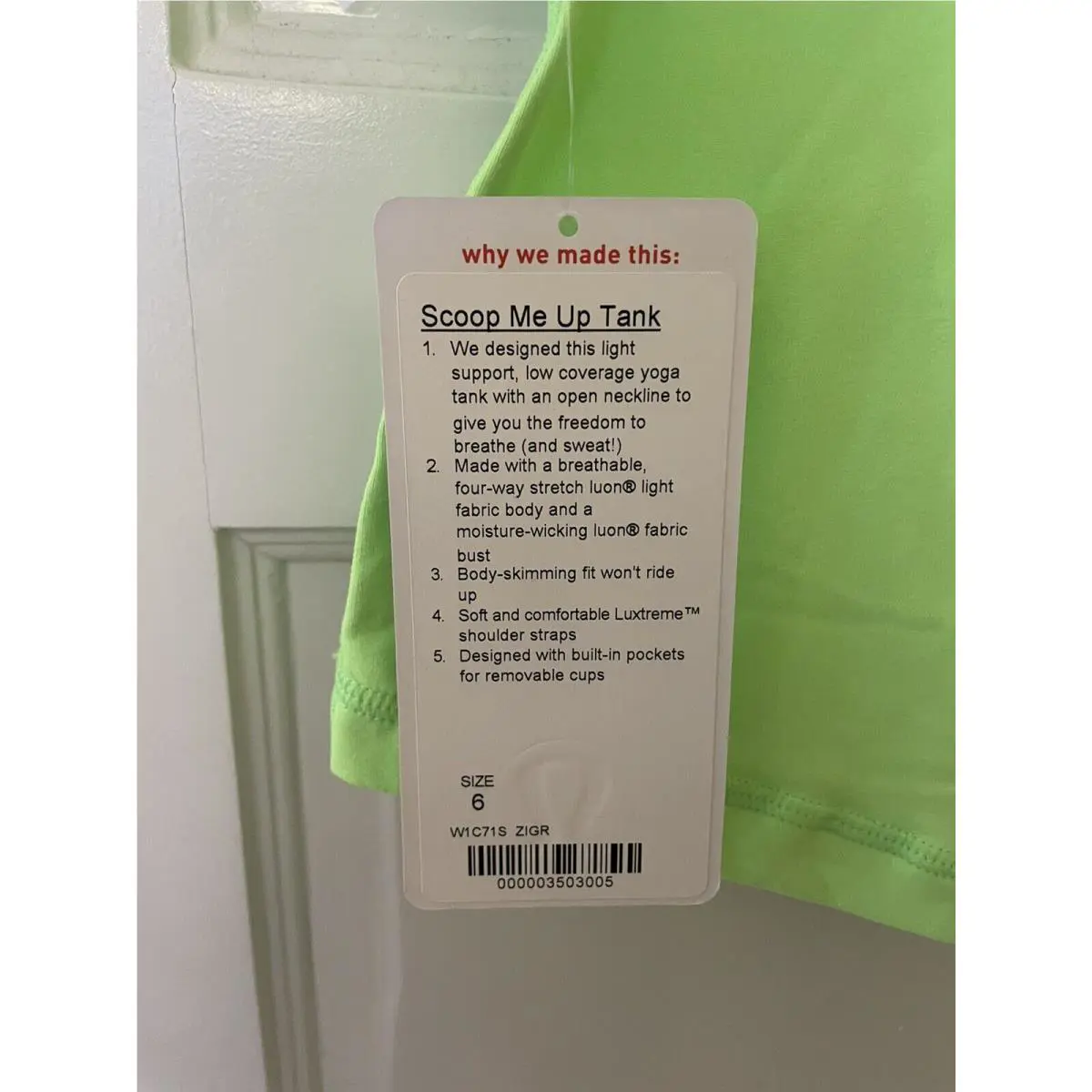 Lululemon clothing - Green 2
