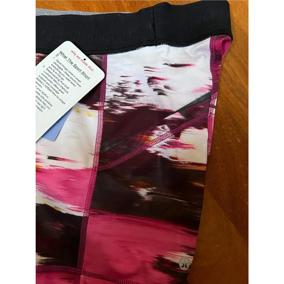 Lululemon clothing - What The Sport Short - What The Sport Short - LW7FD2S - Multicolor, Manufacturer: BLACK 4