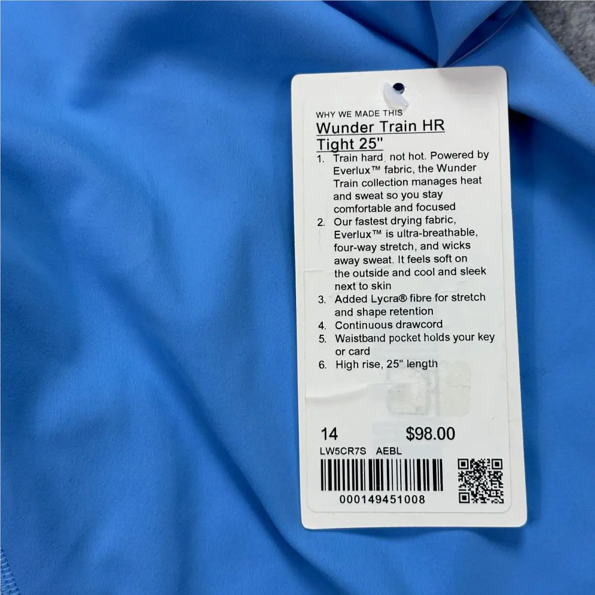 Lululemon clothing - Blue 8