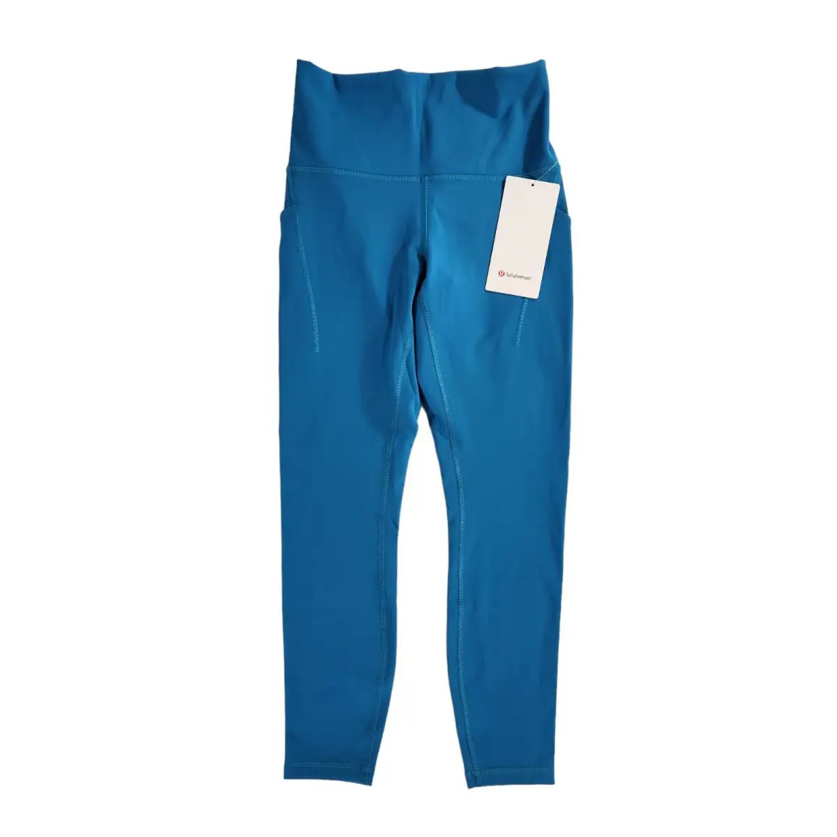 Lululemon Wunder Train HR Tight with Pockets 25 Hawaiian Blue Size 4 LW5EYKS
