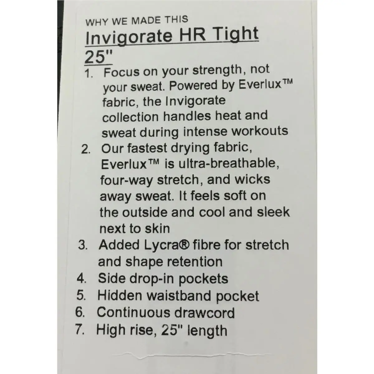 Lululemon clothing - Green 1