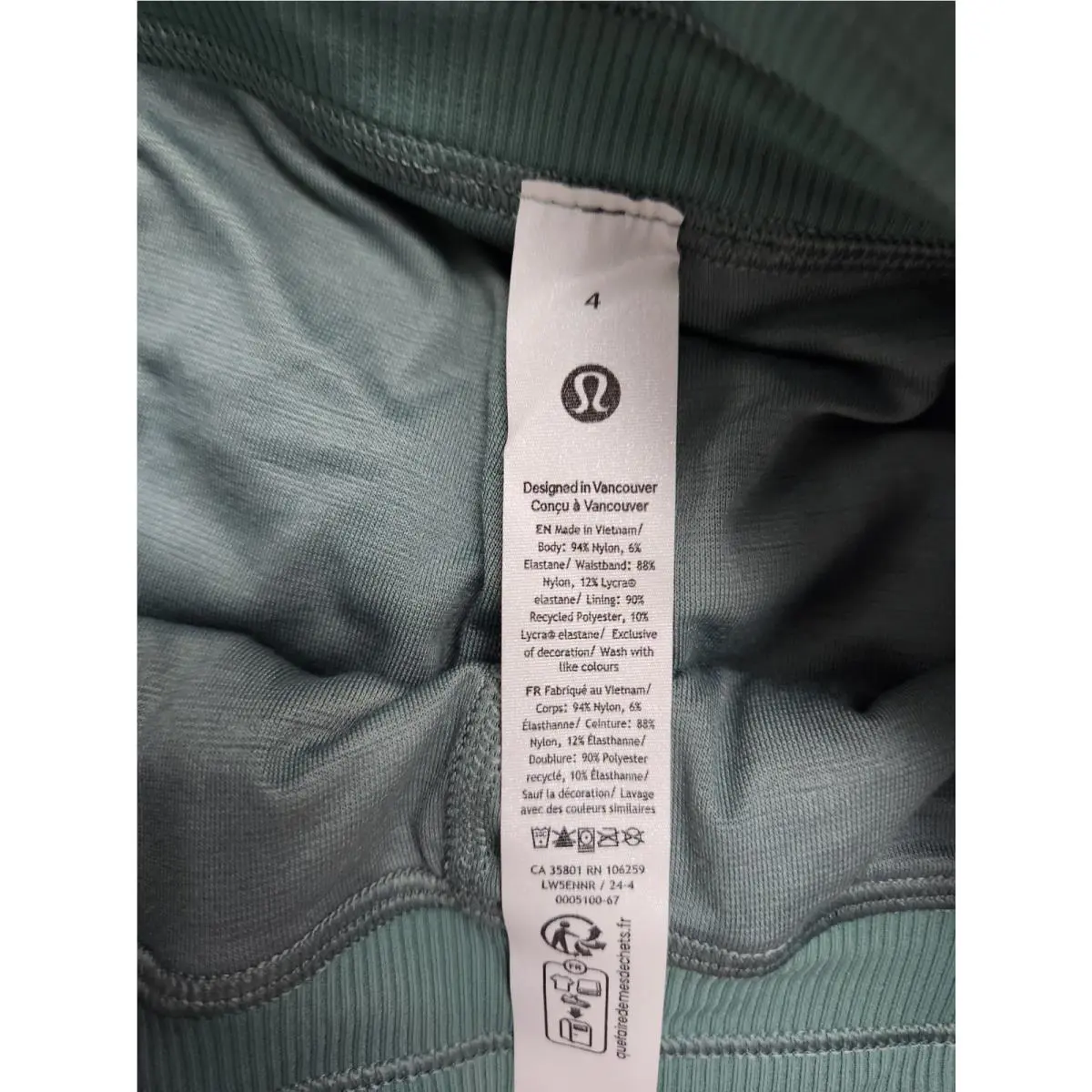 Lululemon clothing - Crater Blue 6