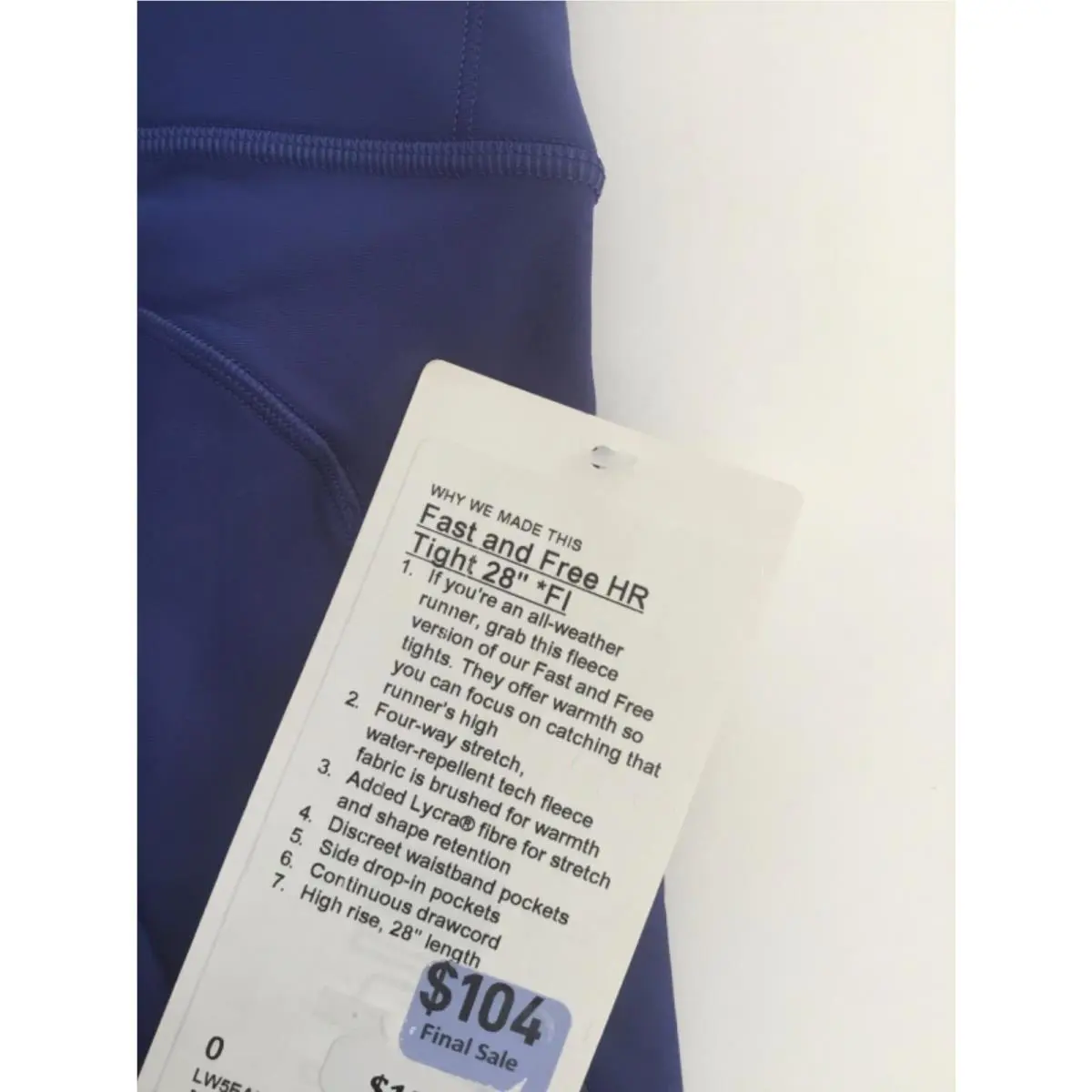 Lululemon clothing - Blue 4