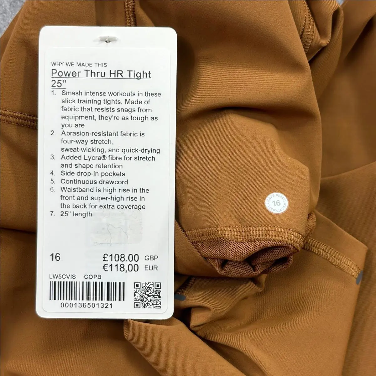 Lululemon clothing - Brown 9