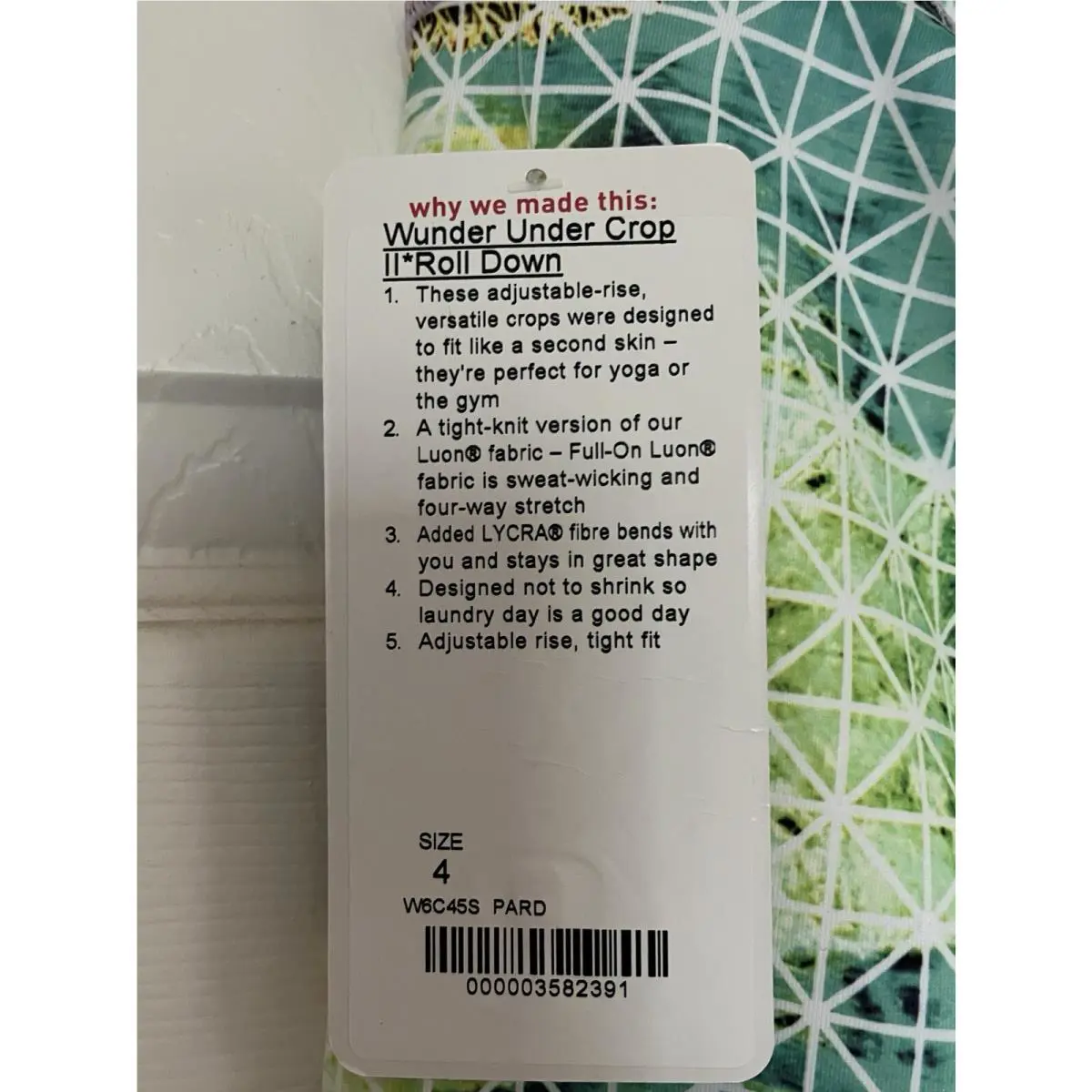 Lululemon clothing - Green 4