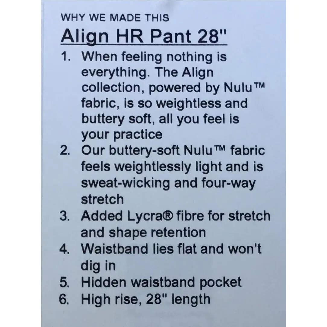 Lululemon clothing - Gold 1
