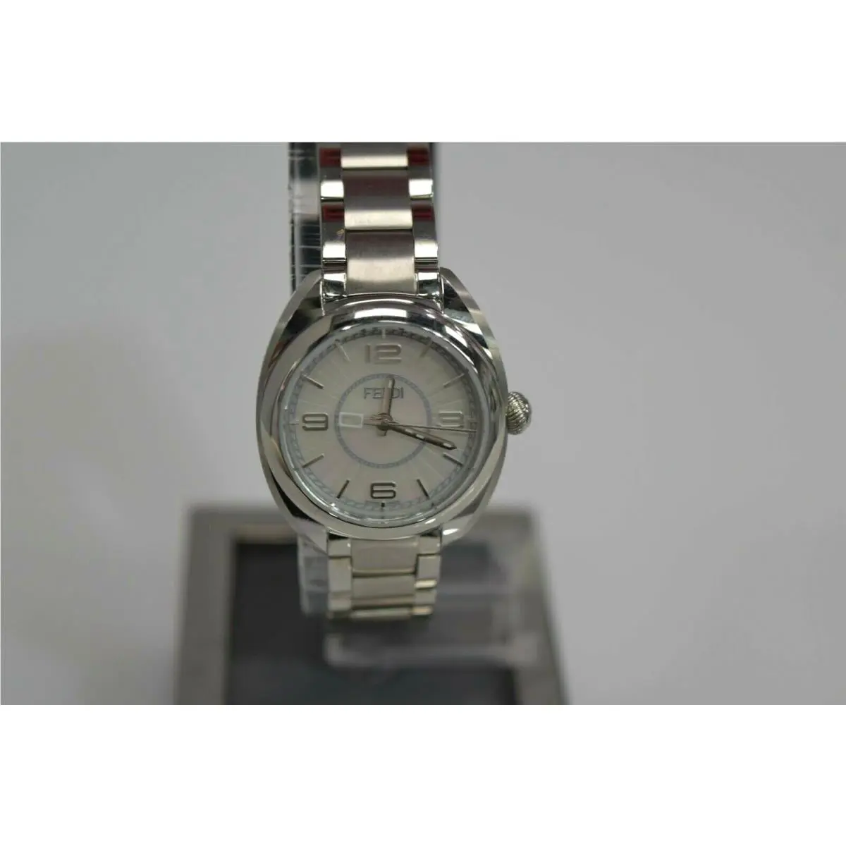 Fendi Momento Small Stainless Steel White Mop F218024500 Watch