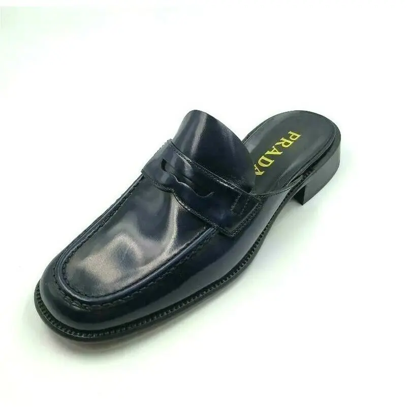 Prada Calzature Donna In Pelle Spazzolato Fume Sandal