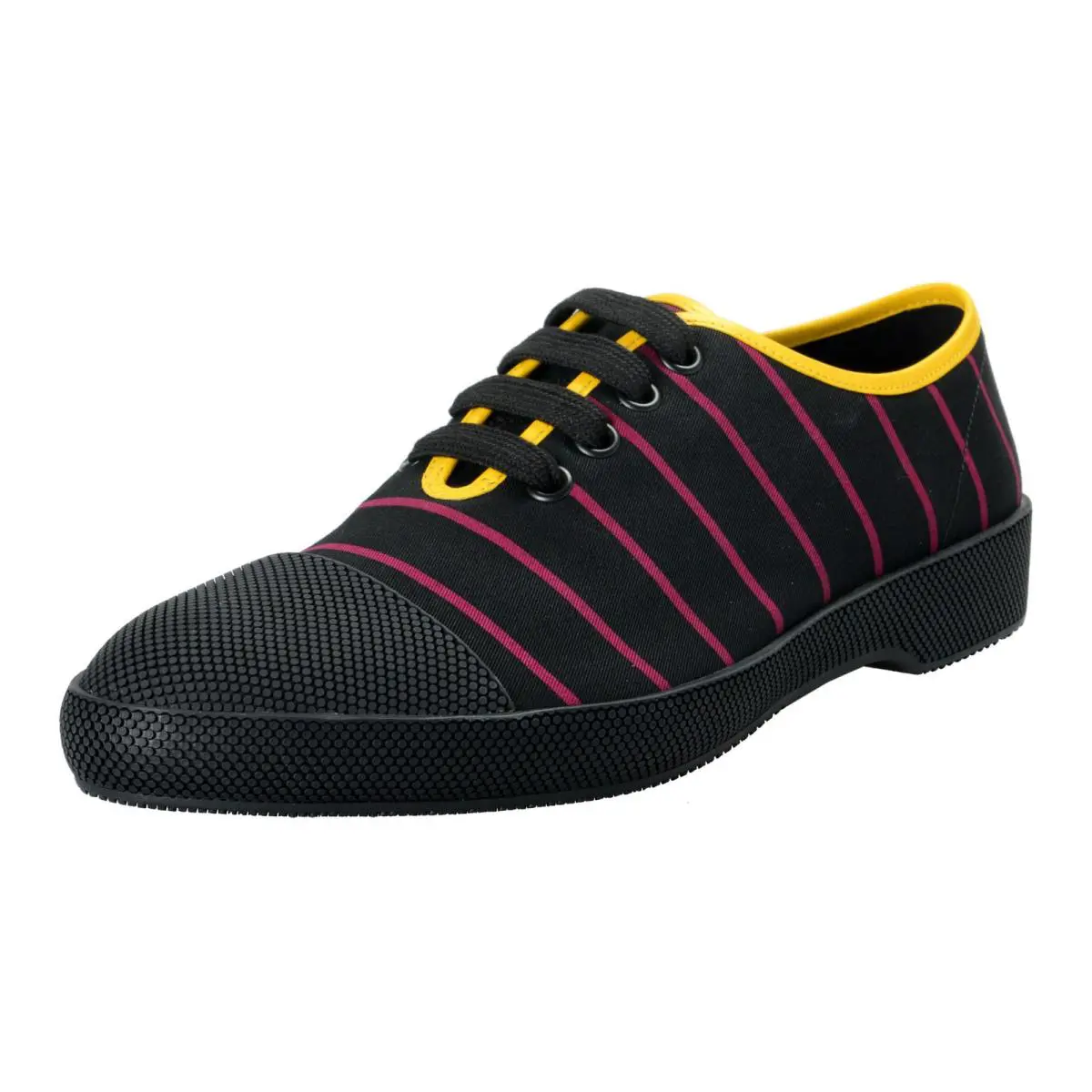 Prada Men`s Leather Canvas Casual Oxfords Shoes Sz 8.5 9 9.5 10 10.5 11.5 - Multi-Color