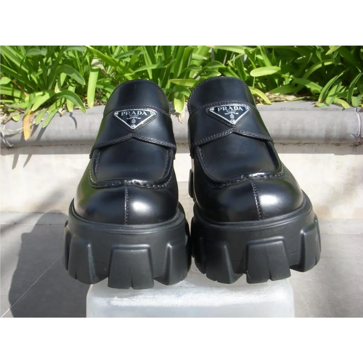 Prada shoes - Prada Monolith Loafer - Monolith Loafer - Black 9