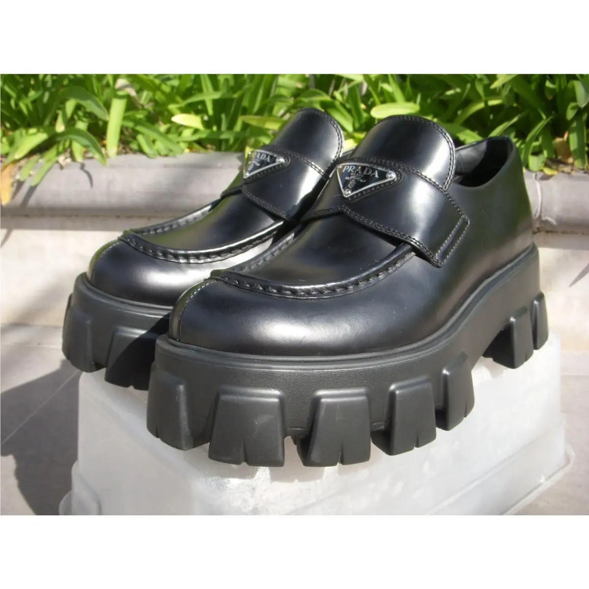 Prada shoes - Prada Monolith Loafer - Monolith Loafer - Black 33