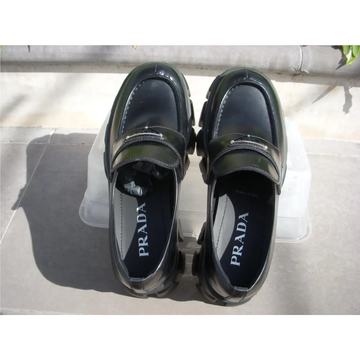 Prada shoes - Prada Monolith Loafer - Monolith Loafer - Black 35
