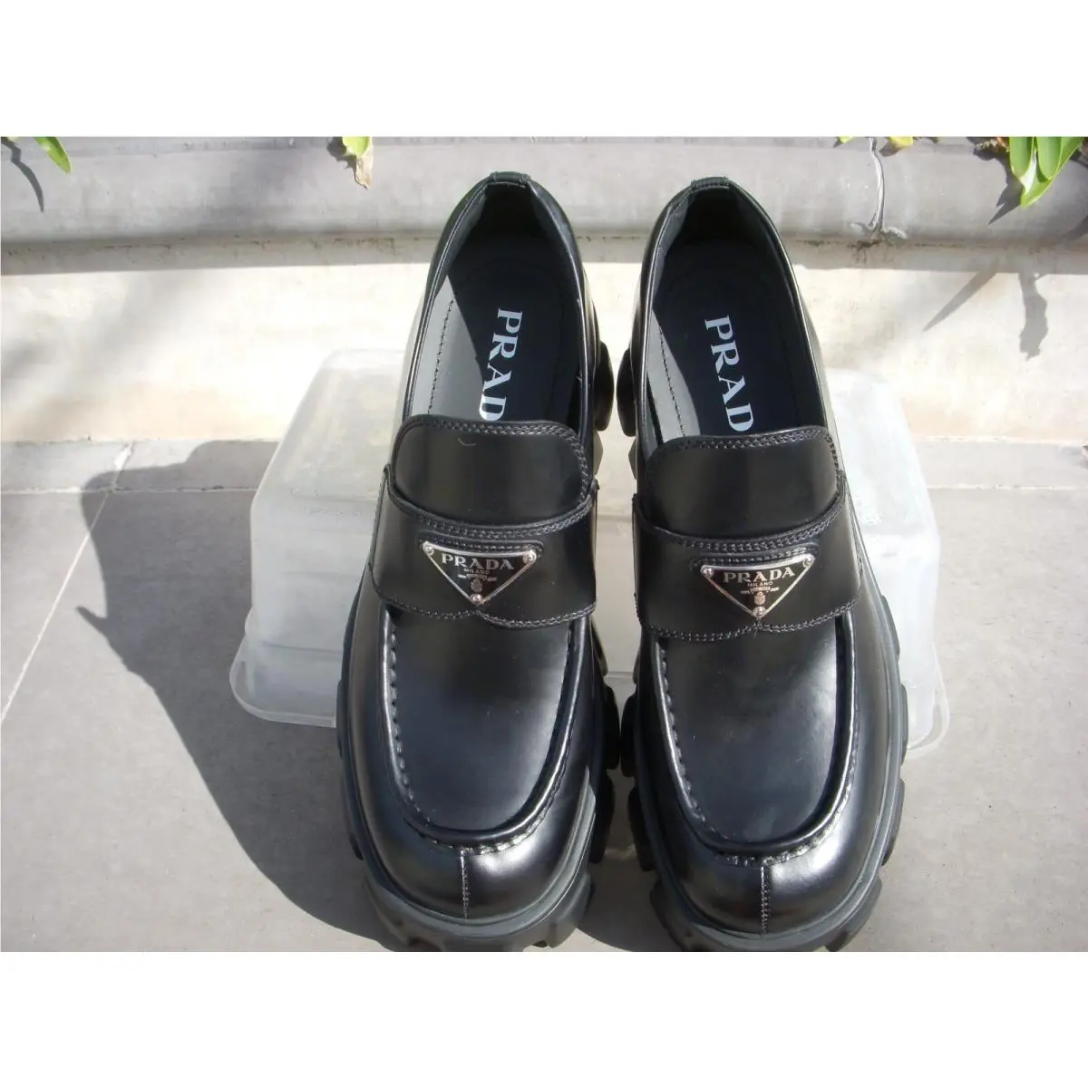 Prada shoes - Prada Monolith Loafer - Monolith Loafer - Black 36