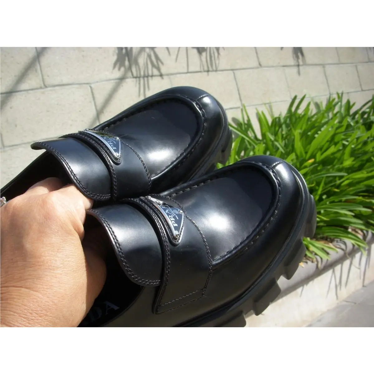 Prada shoes - Prada Monolith Loafer - Monolith Loafer - Black 37