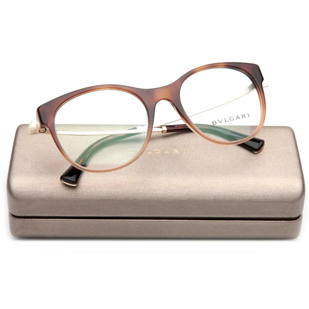 Bvlgari 4160-B 5362 Brown Eyeglasses Glasses 53-19-140 B46mm Italy