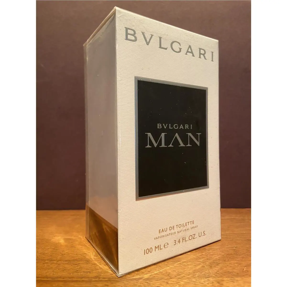 Bvlgari Man by Bvlgari 3.4 Fl.oz / 100 ml Eau de Toilette Spray Box Rare