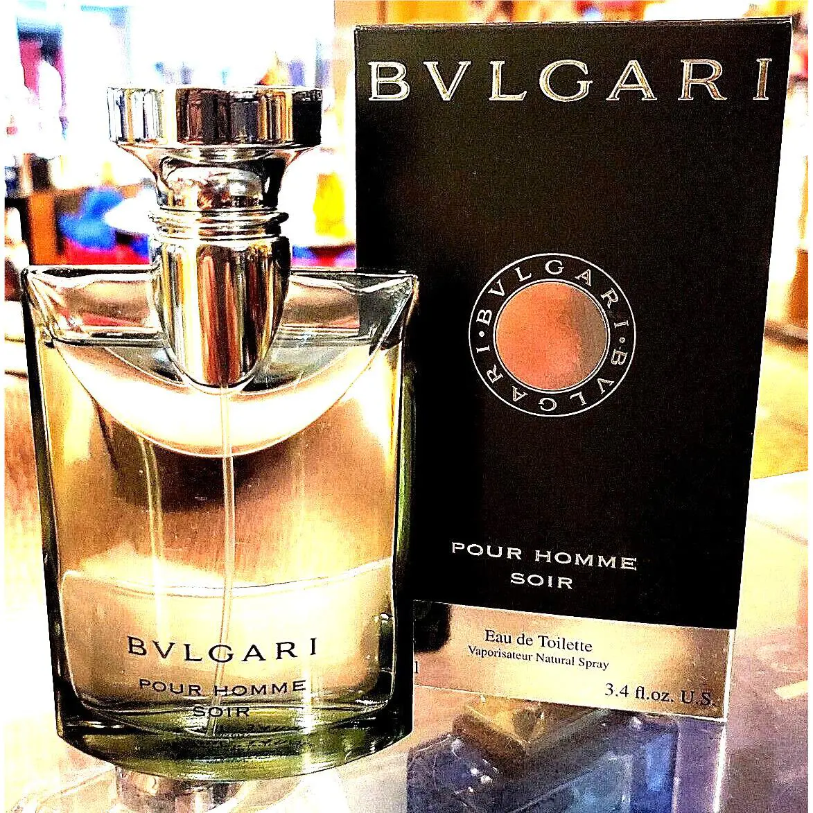 Soir Bvlgari Pour Homme Men Eau de Toilette Spray