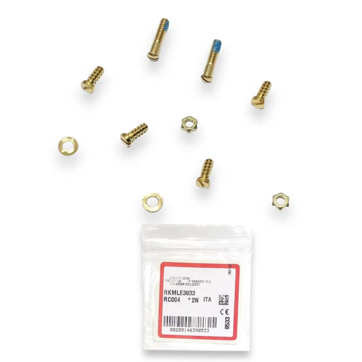 Bvlgari BV 6105B Sunglasses Goldeb Replacement Mounting Lenses Screws Kit Italy