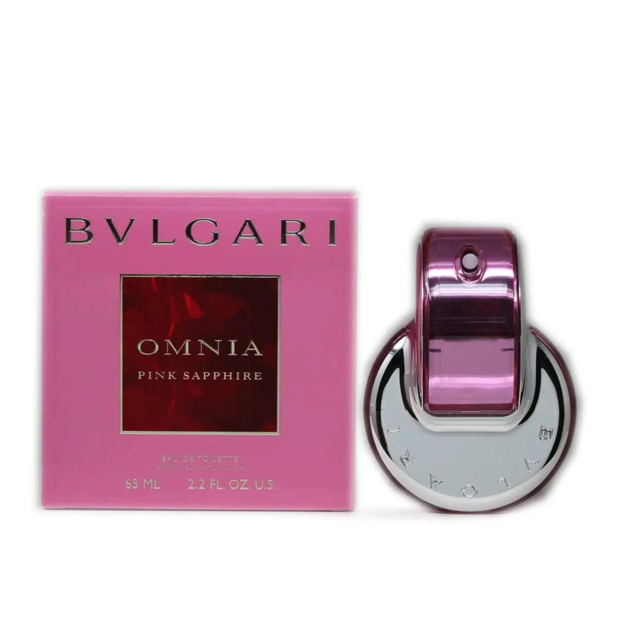 Bvlgari Omnia Pink Sapphire Eau DE Toilette Spray 65 ml/2.2 Fl.oz. NO Cellophane
