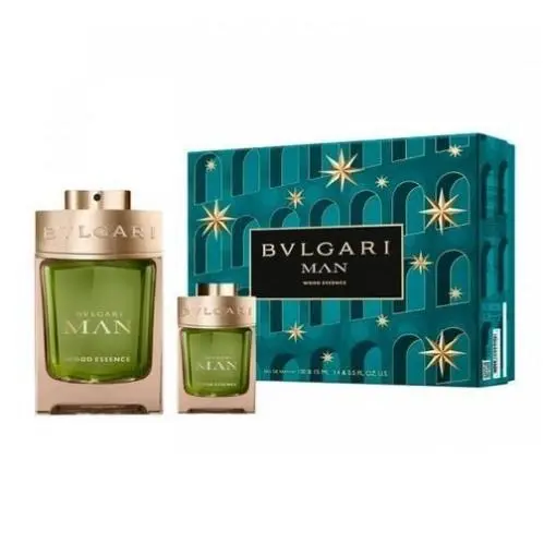 Bvlgari Man Wood Essence For Men 2 Pcs Gift Set 3.4 oz + 0.5 oz Edp Spray