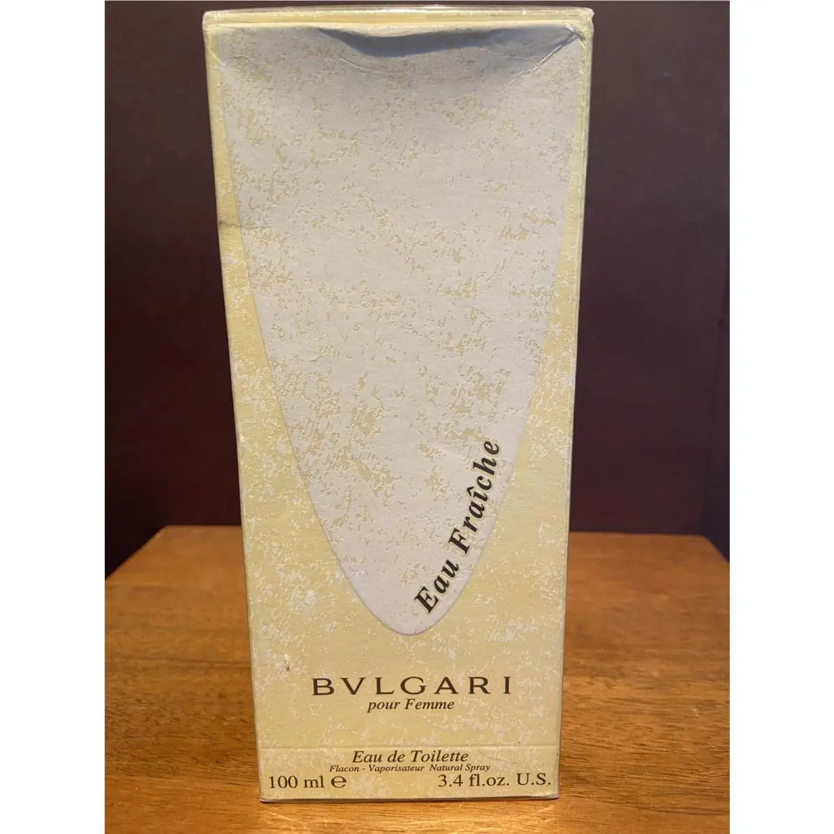Bvlgari Pour Femme Eau Fraiche Spray 3.4 FL oz / 100 Eau de Toilette Rare