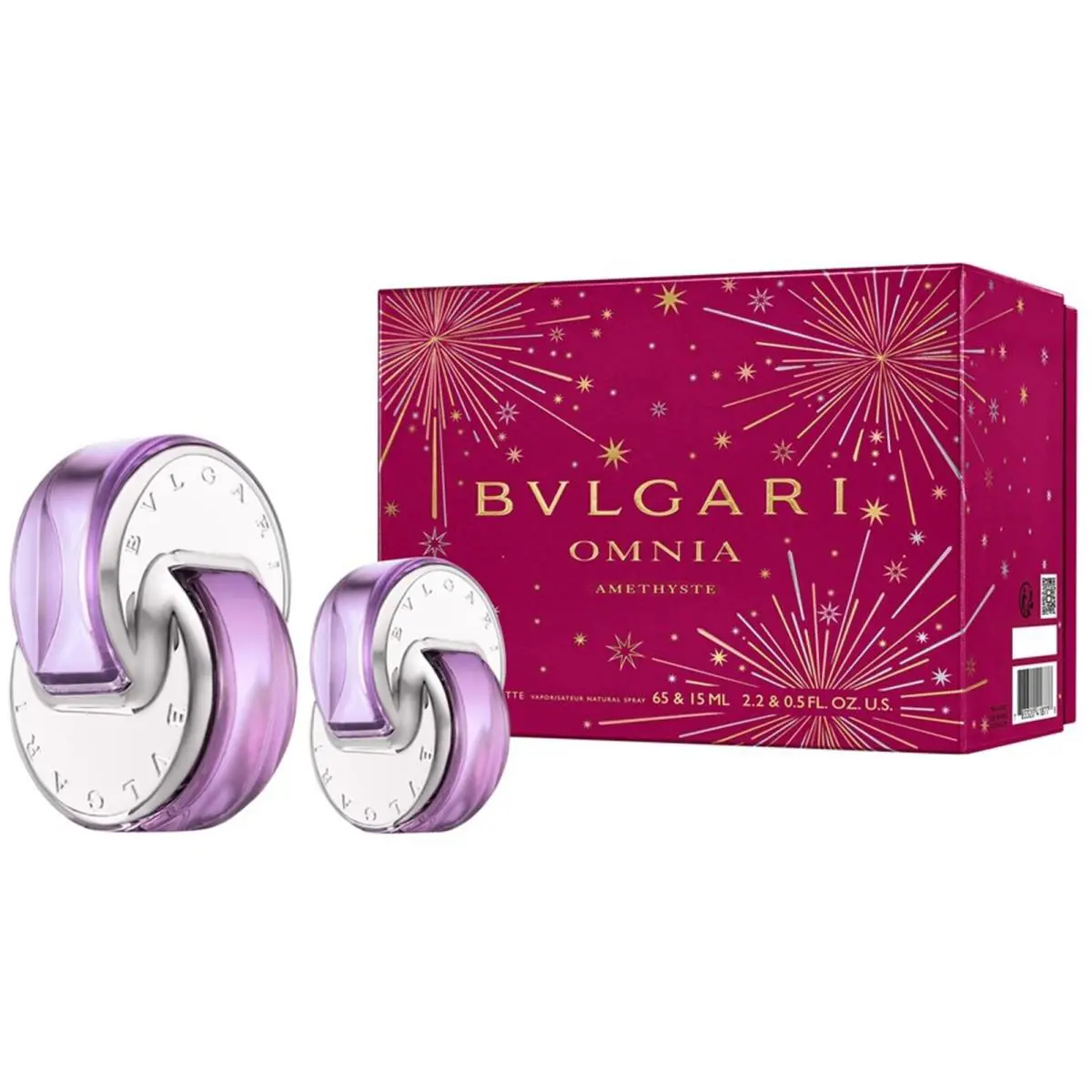 Bvlgari Omnia Amethyste For Women 2 Pcs Gift Set - 2.2 Oz + 0.5 Oz Edt Spray