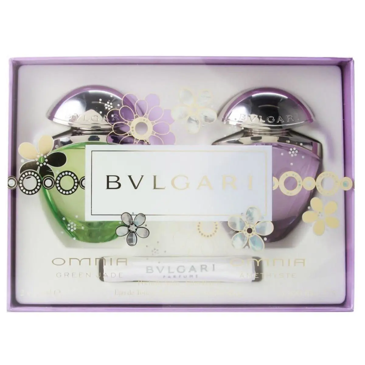Bvlgari Omnia Variety 2 Pcs Gift Set For Women Perfume - Green Jade Amethyste