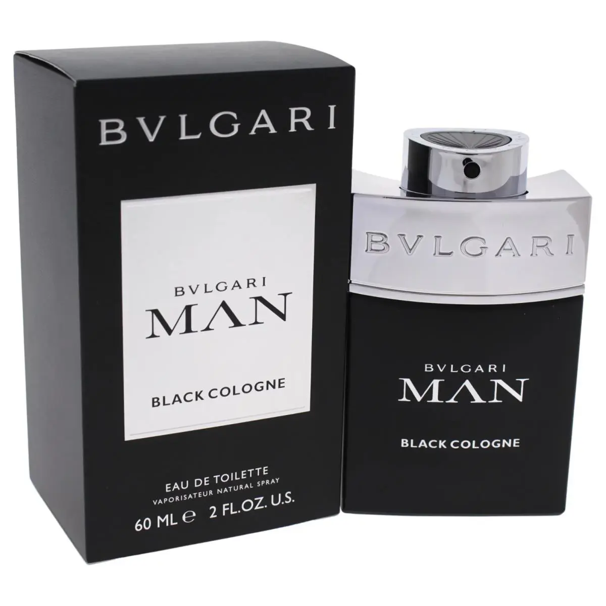 Black Cologne  For Men Edt 2 FL OZ / 60 ML Spray by Bvlgari