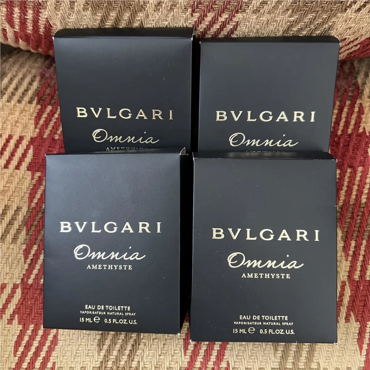 Omnia Amethyste by Bvlgari 15 Ml/ 0.5 oz Eau de Toilette Spray Lot of 4