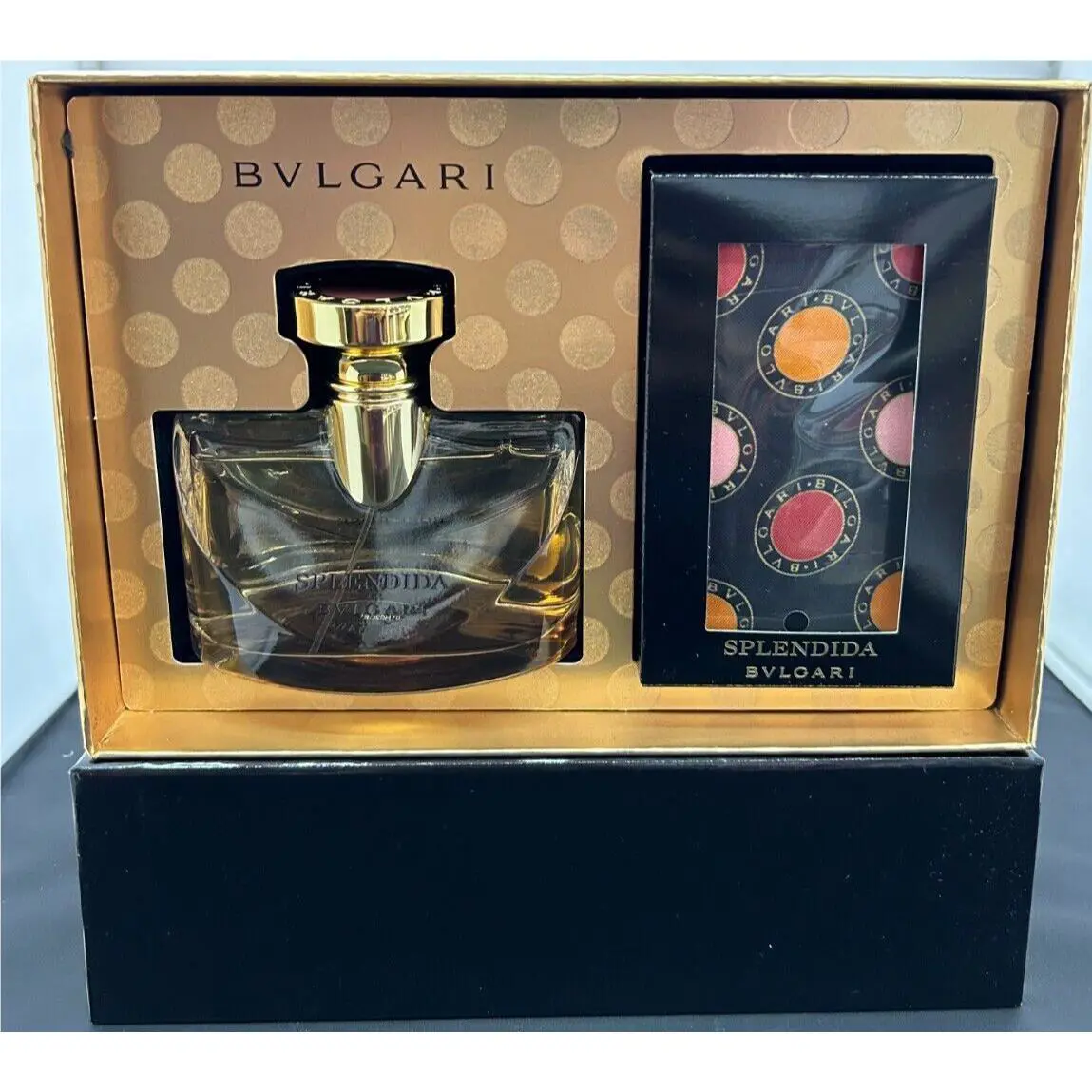 Bvlgari Splendida Rose Rose 2PC Gift Set 3.4 OZ Eau DE Parfum/s+ Silk Bandeau