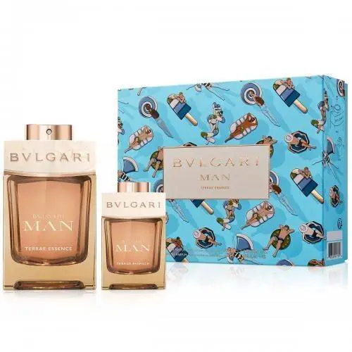 Bvlgari Man Terrae Essence For Men 2 Pcs Gift Set 3.4 oz + 0.5 oz Edp Spray