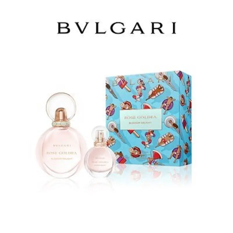 Gift Set Rose Golde Blossom Delight By Bvlgari 2pc 2.5 Oz. Edp +0.5 For Women