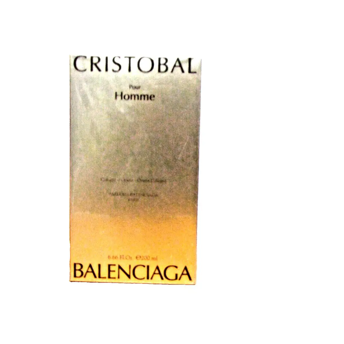 Cristobal Balenciaga Men Cologne 6.66 Oz/ 200 ml Cologne D`orient Splash Sealed