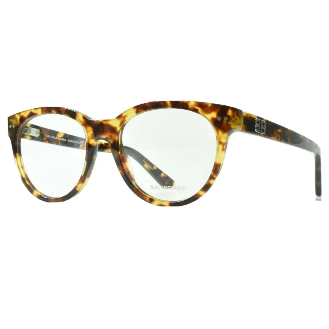 Balenciaga BA5088/V 052 Tortoiseshell Oval Unisex Optical Frame Eyeglasses