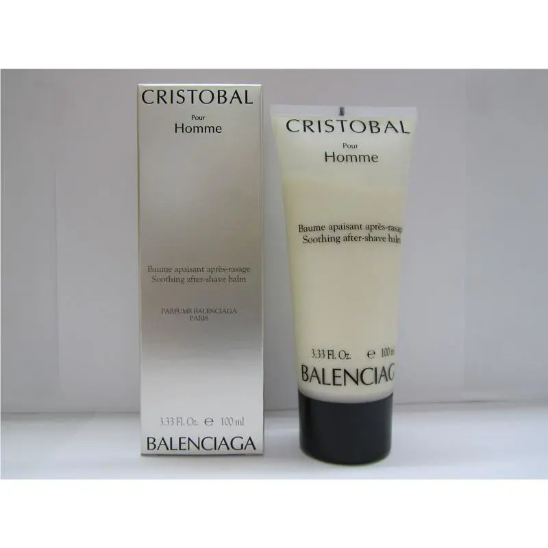 Cristobal Pour Homme by Balenciaga For Men 3.33 oz Soothing After Shave Balm