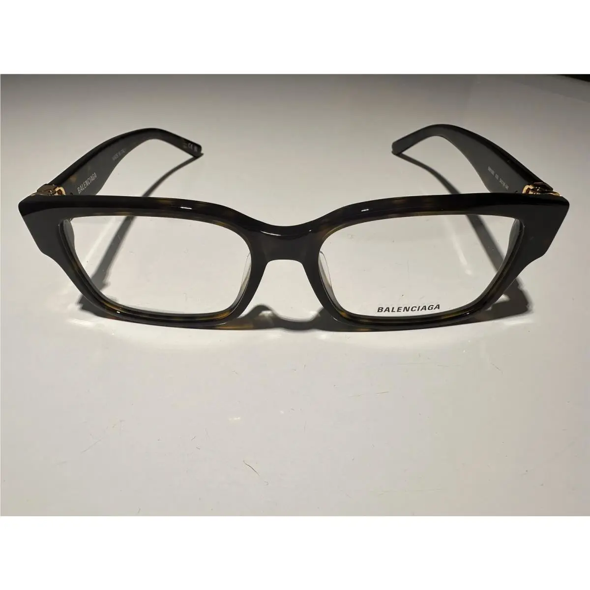 Balenciaga BB0105O 002 Havana Eyeglasses Frame RX 54-16