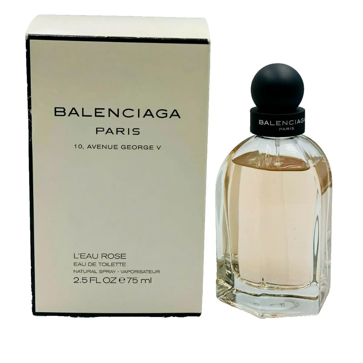 Balenciaga L`eau Rose by Balenciaga 2.5 oz 75 ml Edt Spray Women Rare
