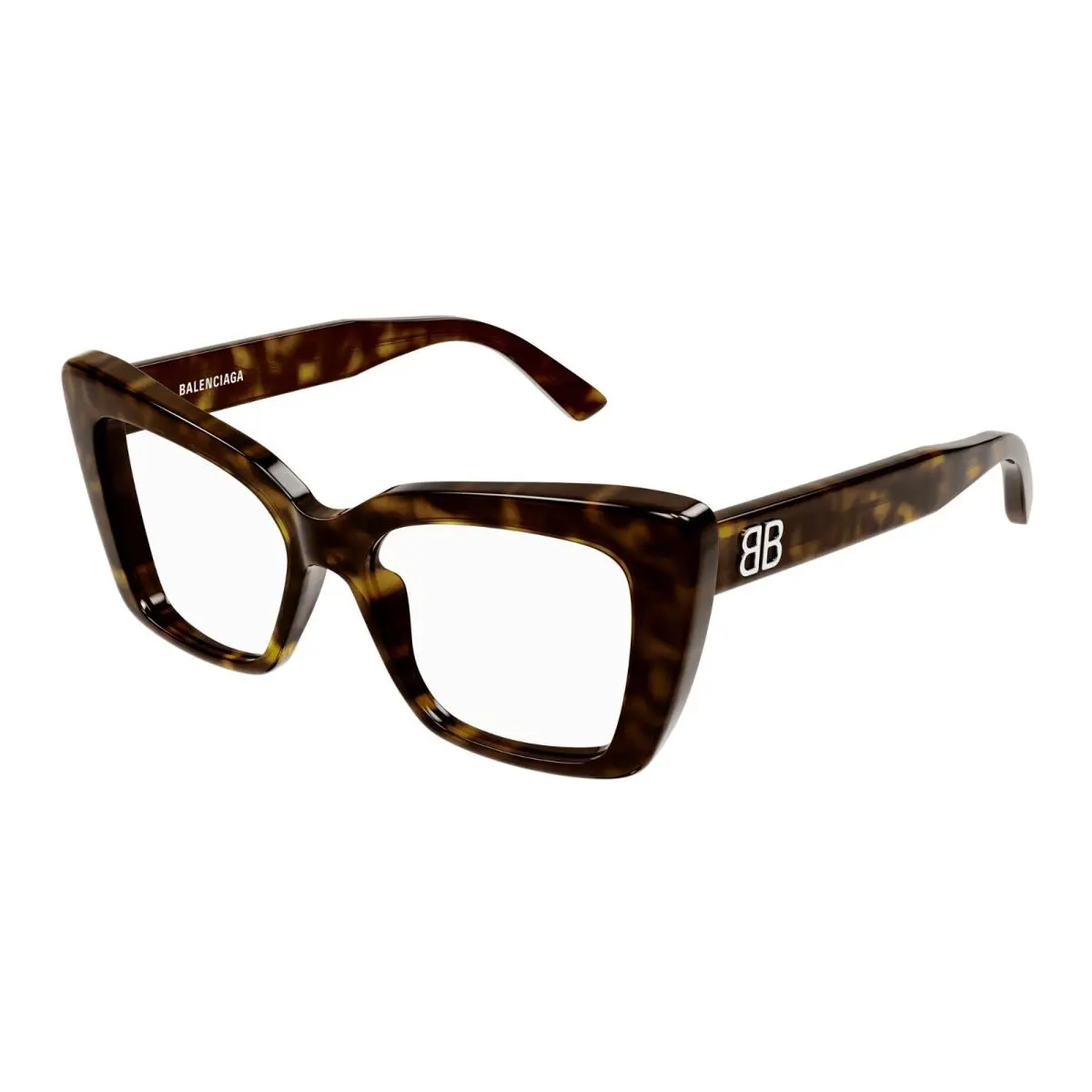 BB0297O Havana 002 Eyeglasses by Balenciaga