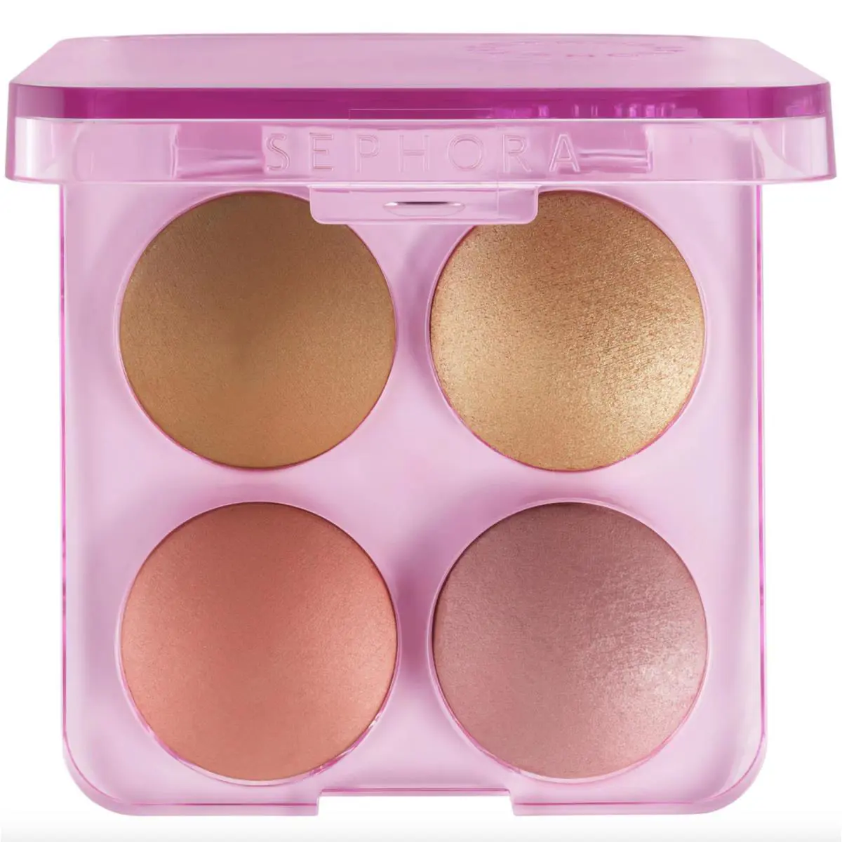 Collection Colorful Face Bronzer Blush Highlighter Palette Pick Shade 03 Tan to Deep by Sephora