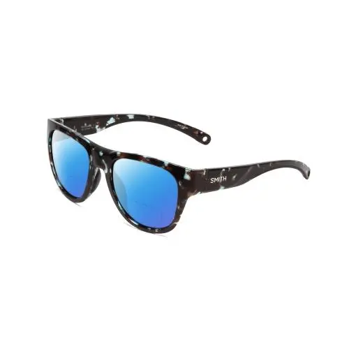 Smith Rockaway Ladies Cateye Polarized Bi-focal Sunglasses Tortoise Marble 52 mm Blue Mirror by Smith Optics