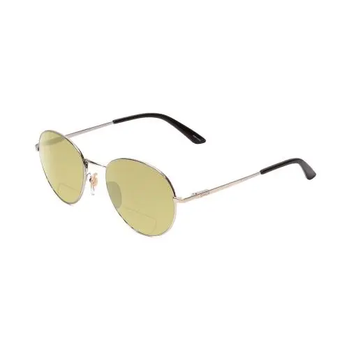 Smith Optic Prep Unisex Polarized Bifocal Sunglasses Silver Black 59mm 41 Option Yellow by Smith Optics