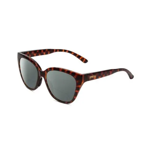 Smith Era Women Cateye Polarized Bi-focal Sunglasses in Tortoise 55mm 41 Options Grey by Smith Optics
