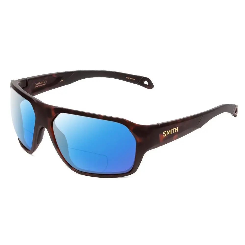 Smith Deckboss Polarized Bi-focal Sunglasses Tortoise Brown Gold 63mm 41 Options Blue Mirror by Smith Optics