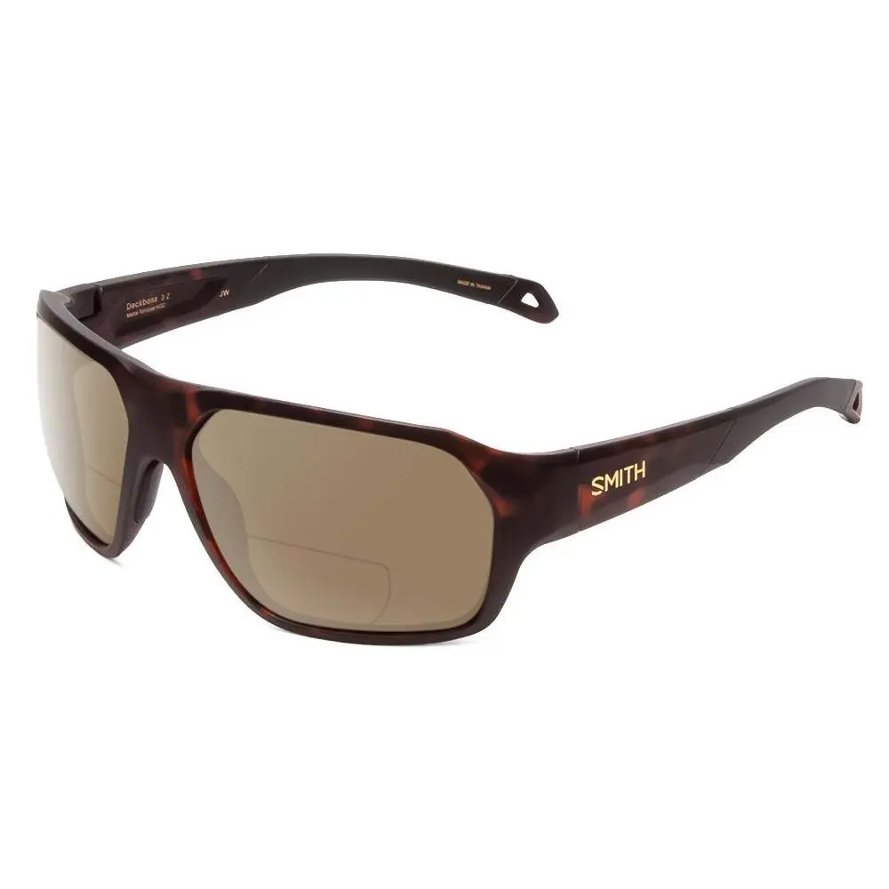 Smith Deckboss Polarized Bi-focal Sunglasses Tortoise Brown Gold 63mm 41 Options Brown by Smith Optics